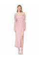 Affordable Mermaid Cold Shoulder Short Knee Length Chiffon Prom Dress Canada