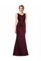 Affordable Figure Shaping Satin Prom Dress with Structured Pleats Canada
