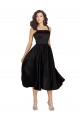 Affordable Short Square Neck Satin Cocktail Prom Dress / Homecoming Dress with Beading Canada