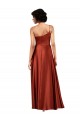 Affordable Sophisticated One Shoulder Silky Satin Prom Dress with Full Skirt Canada