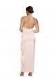 Affordable One Shoulder Full Length Long Silky Satin Prom Dress with Thigh Split Canada