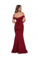 Affordable Off Shoulder Sleeves Sweetheart Neckline Long Spandex Prom Dress Canada