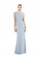 Affordable Draped Backless Crepe Prom Dress with Pockets Canada