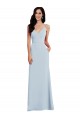 Affordable V Back Spaghetti Strap Maxi Prom Dress with Pockets Canada