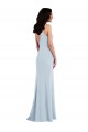 Affordable V Back Spaghetti Strap Maxi Prom Dress with Pockets Canada