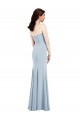 Affordable Strapless Notch Crepe Prom Dress with Front Slit Canada