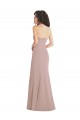 Affordable Strapless Princess Line Crepe Mermaid Prom Dress Canada