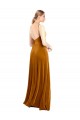 Affordable Long Velvet Cowl Neck Slip Prom Dress Canada