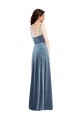 Affordable Velvet Wrap Maxi Prom Dress with Pockets Canada