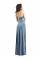 Affordable Spaghetti Strap Long Full Length Velvet Maxi Prom Dress Canada